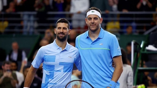 VIDEO | Juan Martin Del Potro şi-a luat adio de la tenis într-un meci demonstrativ cu Novak Djokovic, la Buenos Aires