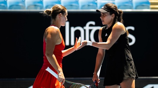 Continuă veştile mari de la Australian Open. Gabriela Ruse şi Marta Kostiuk s-au calificat în sferturi la dublu după un meci maraton