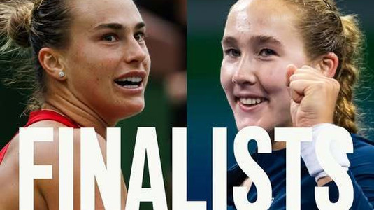 Sabalenka şi Andreeva vor juca finala de la Indian Wells!