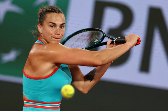 Liderul mondial Arina Sabalenka a debutat cu dreptul la Roland Garros