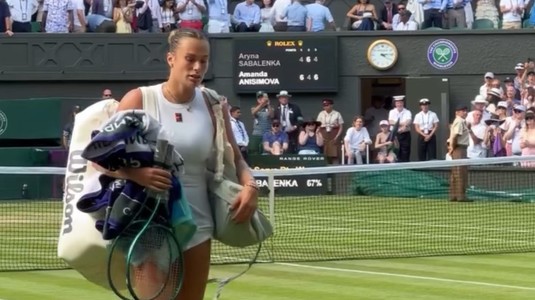 Surpriză uriaşă la Wimbledon. Sabalenka a fost eliminată în semifinale de o jucătoare care va fi în premieră într-o semifinală de mare şlem