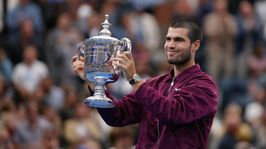 Carlos Alcaraz e campion la US Open. Spaniolul l-a învins pe Sinner şi a urcat pe primul loc în clasamentul ATP