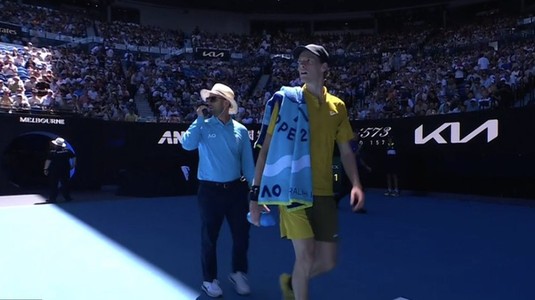 Probleme pentru Jannick Sinner! Ce s-a întâmplat cu ltialianul, pe durata unui meci faci la prima vedere, contra unui american