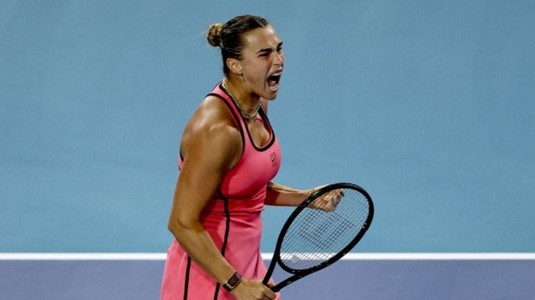 Sabalenka a câştigat titlul la Miami şi a devenit a cincea jucătoare care reuşeşte Sunshine Double