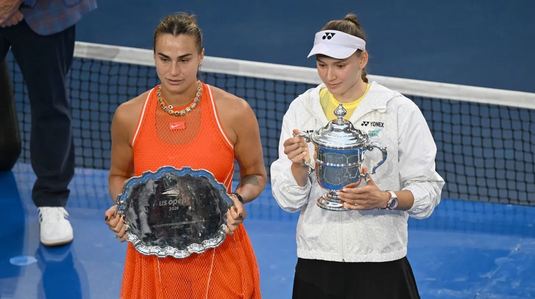 Elena Rybakina e noua campioană de la US Open. Victorie în trei seturi în faţa Arinei Sabalenka