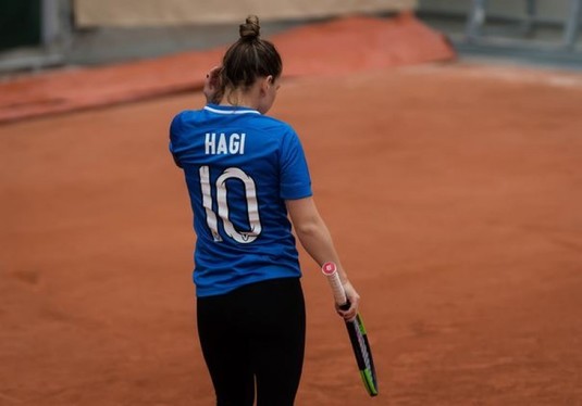 VIDEO | Reacţia lui Gică Hagi, după ce Simona Halep i-a purtat tricoul la Roland Garros: ”E prea mare. Ne dăm mesaje reciproc”