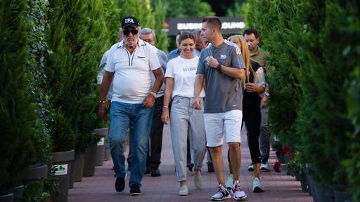 Prezenţe inedite în tribunele turneului Winners Open. Simona Halep şi Ion Ţiriac au urmărit meciurile disputate la Cluj-Napoca