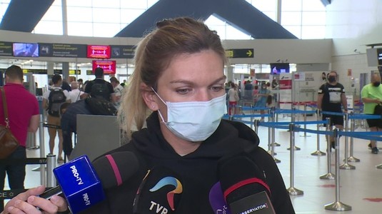 VIDEO | Simona Halep a plecat spre Canada şi e pregătită să uite de accidentare: "A fost cea mai grea perioadă din cariera mea"