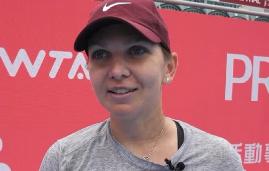 Simona Halep a scris doar câteva cuvinte după ce a fost eliminată de la turneul din Hong Kong: "Pas cu pas"