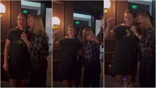 VIDEO | Simona Halep a făcut spectacol total în propriul hotel. A cântat şi a dansat alături de Loredana, în prezenţa familiei