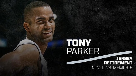 San Antonio Spurs retrage tricoul cu numărul 9 purtat de Tony Parker