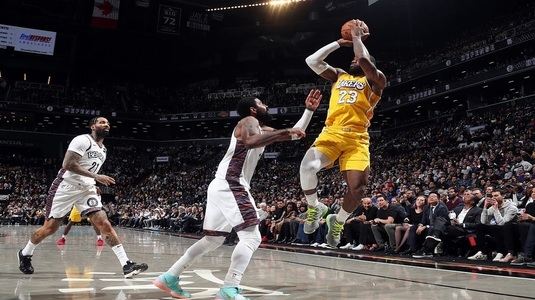 VIDEO | Rezumate NBA. LeBron James şi Los Angeles Lakers, deasupra tuturor! "King LeBron", 27 de puncte marcate în meciul cu Brooklyn Nets