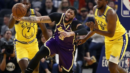 VIDEO | Rezumate NBA. Fără LeBron James, Los Angeles Lakers s-a impus fără probleme pe terenul celor de la Golden State Warriors 