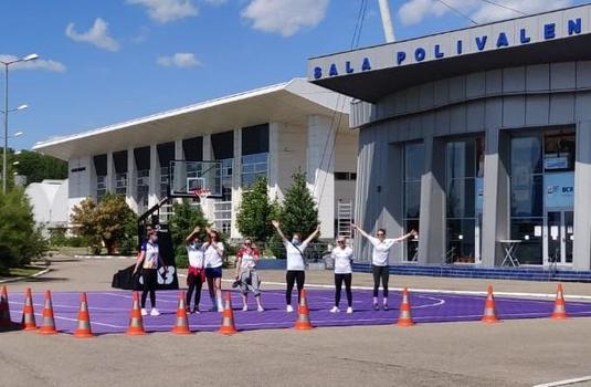 Lotul olimpic feminin de baschet 3x3, calificat la JO de la Tokyo, s-a cantonat la Izvorani