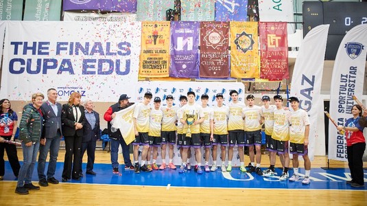 Cupa EDU 2025 şi-a stabilit marea câştigătoare. Liceul Traian şi-a apărat titlul la finalul unui turneu spectaculos