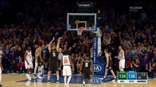 VIDEO | Recital în NBA. S-au marcat 270 de puncte în New York Knicks - Milwaukee Bucks! Aici ai toate rezultatele şi rezumatele zilei