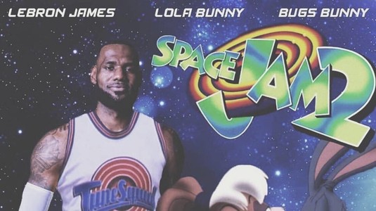 LeBron James îi ia locul lui Michael Jordan lângă Bugs Bunny în Space Jam. Când va apărea partea a doua a celebrului film din anii '90