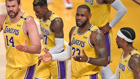 LA Lakers, eliminată în primul tur al play-off-ului NBA. Este doar a cincea oară în istorie când campioana en-titre nu trece de primul tur