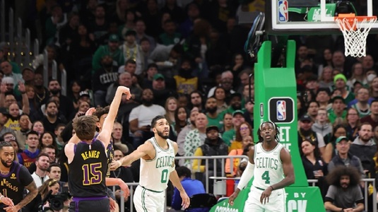 Boston Celtics - LA Lakers 105-114. Fară LeBron James şi Anthony Davis, californienii au produs o surpriză colosală pe terenul marii rivale din NBA