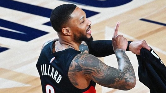 Record egalat! Aflat în plină recuperare după o operaţie la tendonul lui Achile, Damian Lillard a atins o bornă uluitoare la All-Star Game