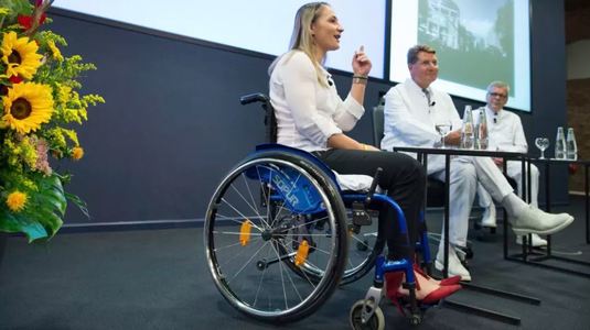 EMOŢIONANT | Dubla campioană olimpică, Kristina Vogel reacţionează după ce a rămas paralizată: ”Vreau să mă bucur de viaţă!”