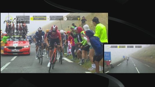 VIDEO | Incident în Turul Franţei: o maşină a echipei Ineos-Grenadiers a lovit o spectatoare