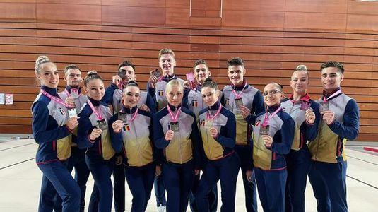 România, vicecampioană mondială pe echipe la gimnastică aerobică!