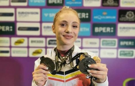 Sabrina Voinea, noua stea din gimnastică, lăudată de Nadia Comăneci: „Poate obţine o medalie la Jocurile Olimpice!” | EXCLUSIV