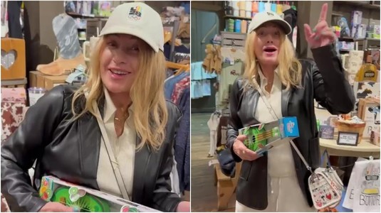 Nadia Comăneci, SHOW total în SUA. A cântat "Trandafir de la Moldova" într-un restaurant american | VIDEO