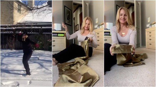 Nadia Comăneci, izolată de furtuna de zăpadă: "Am început să-mi cos singură hainele" | VIDEO