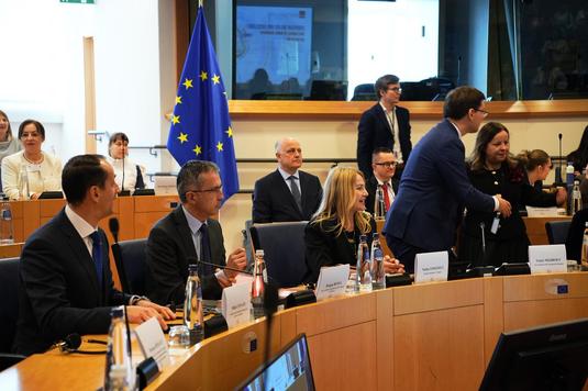 Ovaţii pentru Nadia Comăneci în Parlamentul European: excelenţa sportului românesc, celebrată la Bruxelles: "Eu sunt rezultatul valorilor învăţate în România"