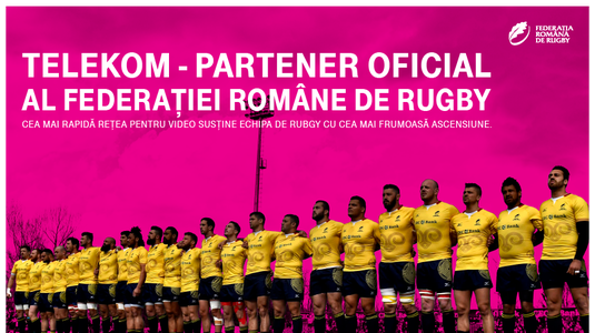 Telekom, partener oficial al Echipei Naţionale de Rugby a României