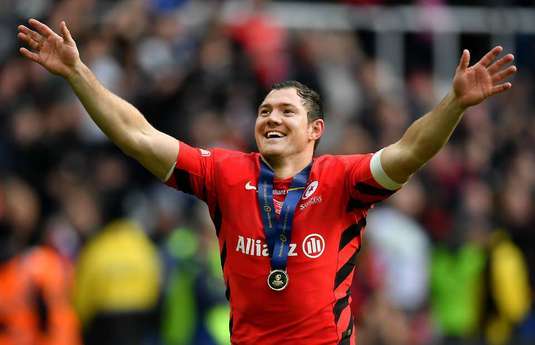 Cum a sărbătorit Alex Goode după ce a fost declarat cel mai bun rugbyst european! Un coechipier l-a dat de gol 