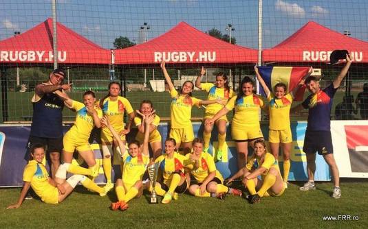 ”Ghindele” câştigă pe bandă rulantă! Naţionala de Rugby Feminin, fără înfrângere la Rugby Europe 7s de la Lisabona