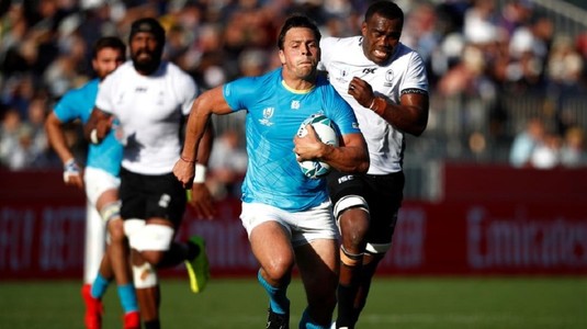 Uruguay a învins surprinzător de greu Fiji, la Cupa Mondială de rugby