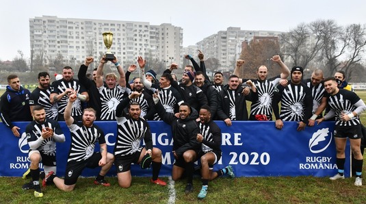 CSM Ştiinţa Baia Mare a cucerit trofeul Cupei României la rugby, după ce a dispus în finală de CSA Steaua Bucureşti