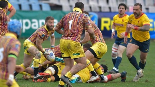 România a învins Spania, scor 22-16, în Rugby Europe Championship