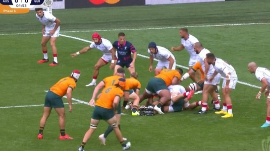 VIDEO | Rezumatele din ziua a doua de la Cupa Mondială de Rugby! Georgia nu s-a făcut de râs cu Australia. Anglia a învins Argentina. România, cea mai drastică înfrângere