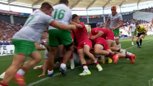 VIDEO | Surpriză la Cupa Mondială de Rugby în meciul Georgia - Portugalia! Irlanda a învins Africa de Sud, iar Anglia a câştigat cu 71-0 