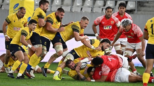 Stejarii, revenire senzaţională în repriza a doua cu Tonga! Naţionala de rugby a României a învins, după ce la pauză scorul era 8-15