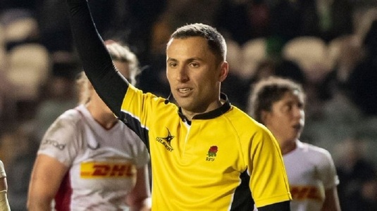 Un meci de rugby din Anglia a fost abandonat după ce arbitrul a fost lovit de minge şi şi-a pierdut cunoştinţa