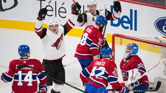 NHL: Arizona Coyotes a reuşit o victorie surprinzătoare cu Montreal