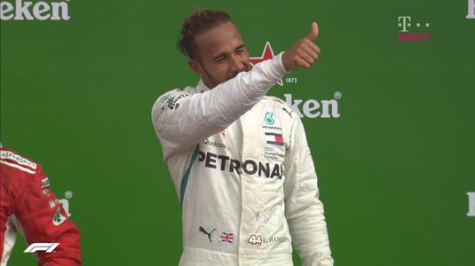 VIDEO | Lewis Hamilton a câştigat Marele Premiu al Italiei