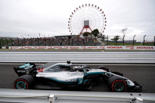 Hamilton, cel mai rapid în prima sesiune de antrenamente libere. MP al Japoniei e duminică pe Telekom Sport 1
