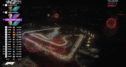 VIDEO Start de sezon spectaculos! Lewis Hamilton a câştigat în Bahrain, după un final incendiar de cursă 