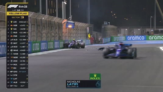 VIDEO | Verstappen a câştigat Marele Premiu de Formula 1 din Arabia Saudită! Leclerc pe 2, Sainz pe 3