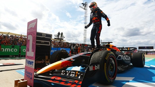 Max Verstappen a câştigat Marele Premiu al SUA, de la Austin. Red Bull a luat titlul la constructori