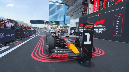 VIDEO | Sergio Perez a câştigat Marele Premiu al Azerbaidjanului! A doua victorie din acest sezon pentru mexican