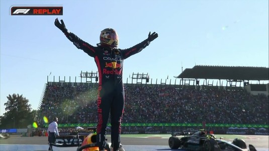 Verstappen a obţinut a 16-a victorie a sezonului, stabilind un nou record în Formula 1. Cine a mai urcat pe podium în Mexic