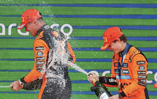 McLaren a dominat Marele Premiu al Spaniei! Penalizat, Max Verstappen a picat pe 10 în clasament. Clasările finale